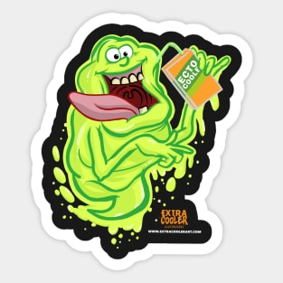 Slimer - Ecto Cooler Shirt Sticker